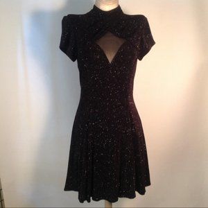 ❌ Sold ❌ Vtg 90's Betsy & Adam Black Skater Dress